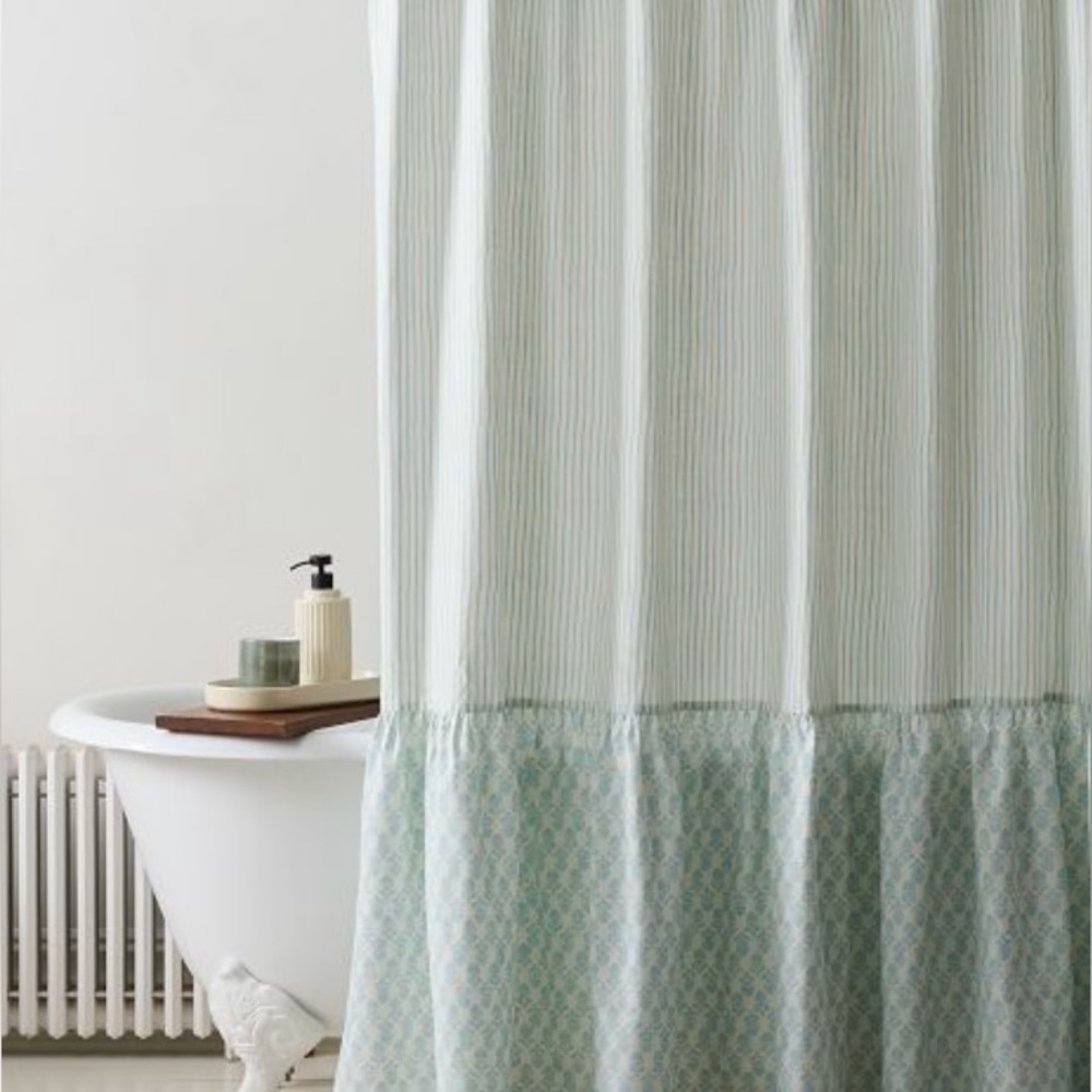 West Elm Thistle Shower Curtain